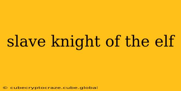 slave knight of the elf