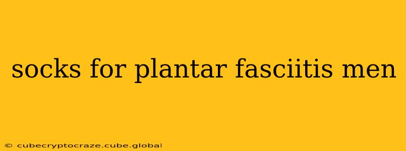 socks for plantar fasciitis men