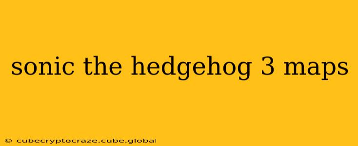 sonic the hedgehog 3 maps
