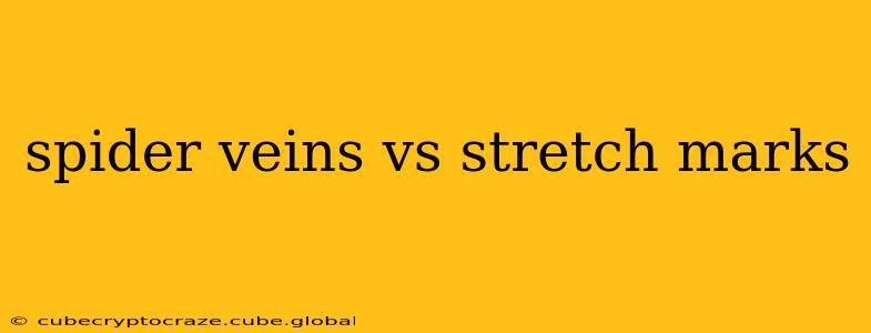 spider veins vs stretch marks