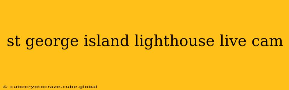 st george island lighthouse live cam
