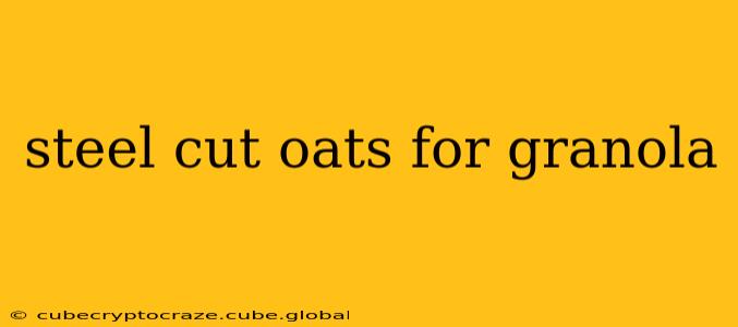 steel cut oats for granola