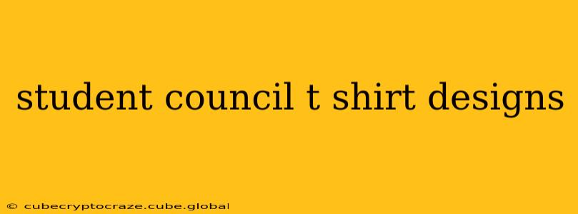 student council t shirt designs