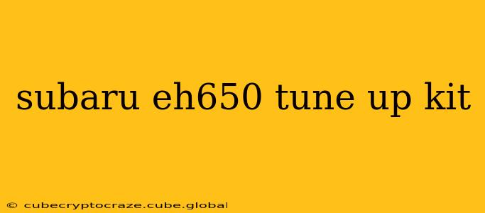 subaru eh650 tune up kit