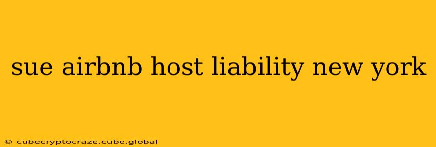 sue airbnb host liability new york
