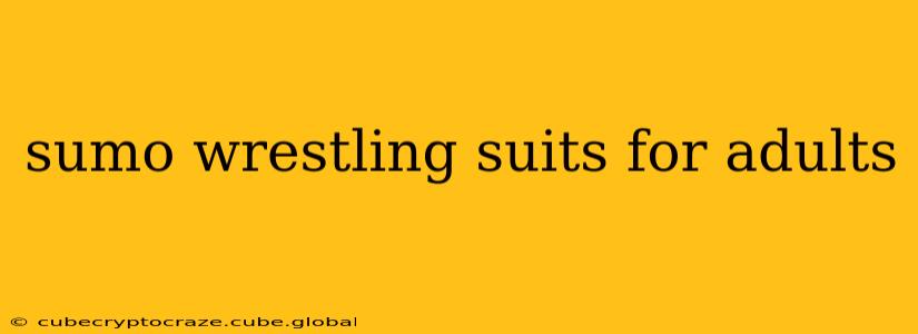 sumo wrestling suits for adults