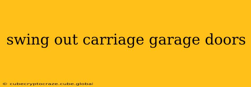 swing out carriage garage doors