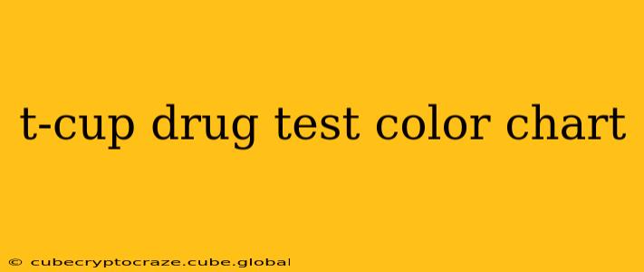 t-cup drug test color chart
