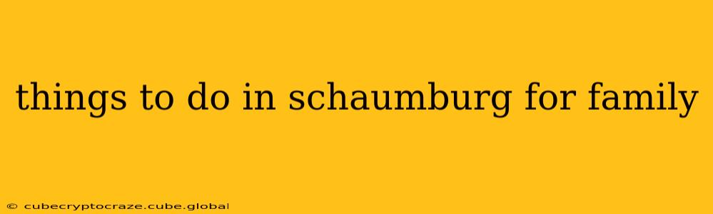 things to do in schaumburg for family