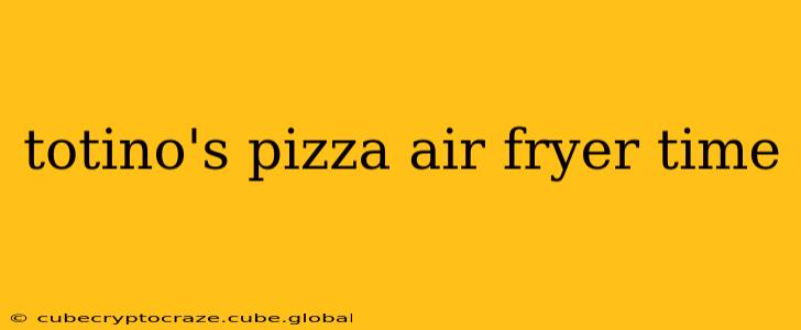 totino's pizza air fryer time