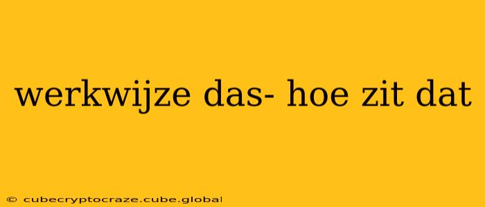 werkwijze das- hoe zit dat
