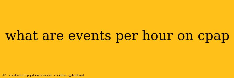 what are events per hour on cpap