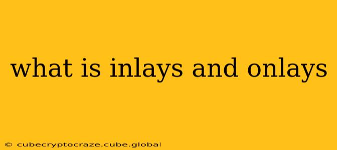 what is inlays and onlays