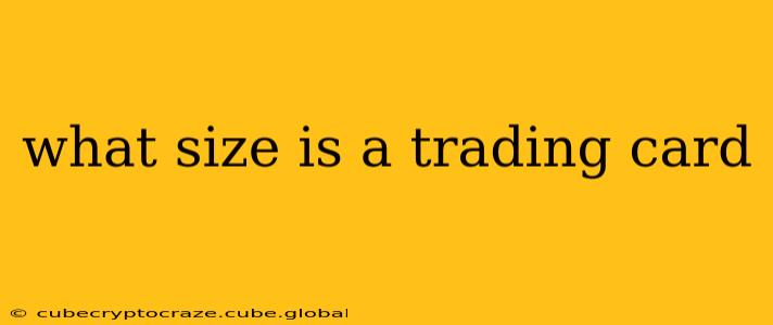 what size is a trading card