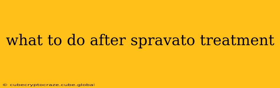 what to do after spravato treatment