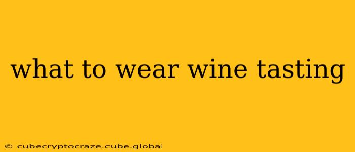 what to wear wine tasting