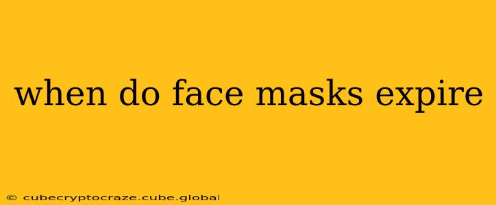 when do face masks expire