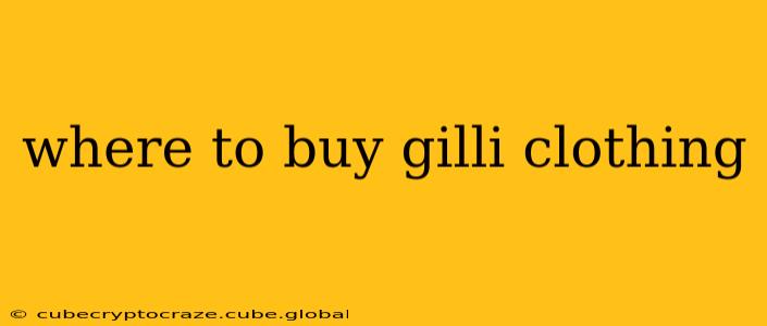 where to buy gilli clothing