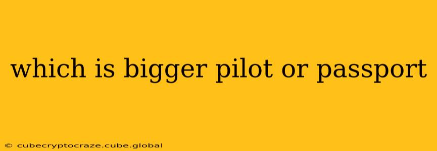 which is bigger pilot or passport