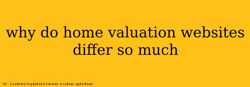 why do home valuation websites differ so much